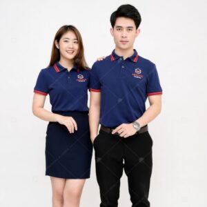 Mẫu áo polo đồng phục công ty Mekong Engines